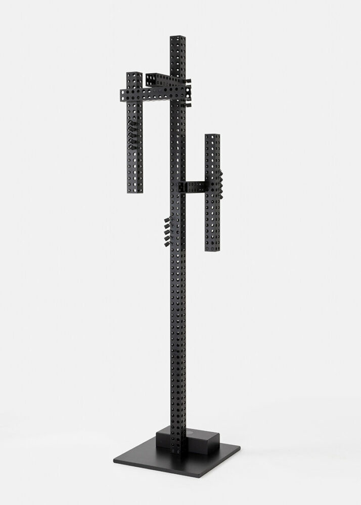 interview: konstantin grcic shapes measuring jigs into ‘transformers’ lamps for galerie kreo