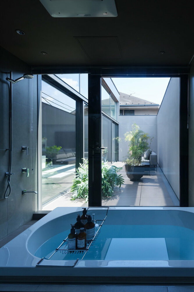 view from the bathroom 