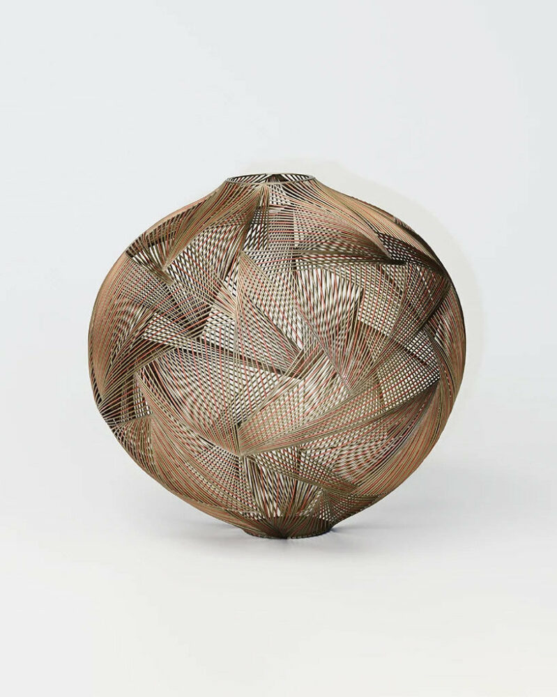 Woosun Cheon, 'Open Vase0622,' nickel silver, copper | image © LOEWE Foundation