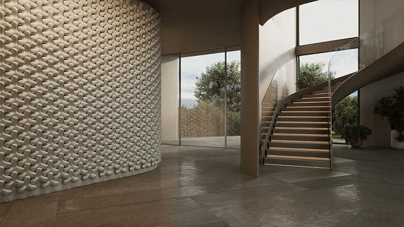 MAKHNO studio reinterprets lunar landscapes for its lake house in ukraine