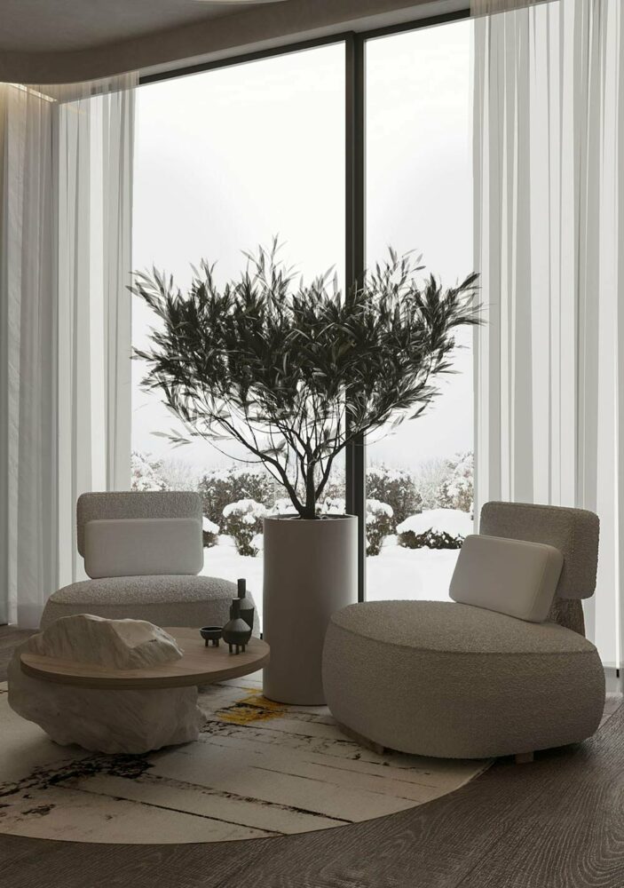 exuding a feel of sophistication