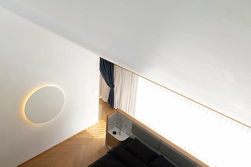 mezzanine floor, the private working area for the houseowner