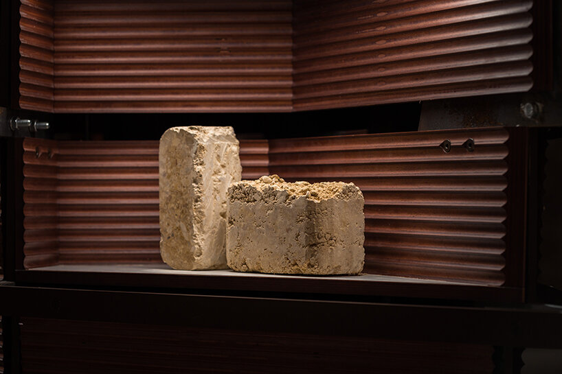 detail view of material samples