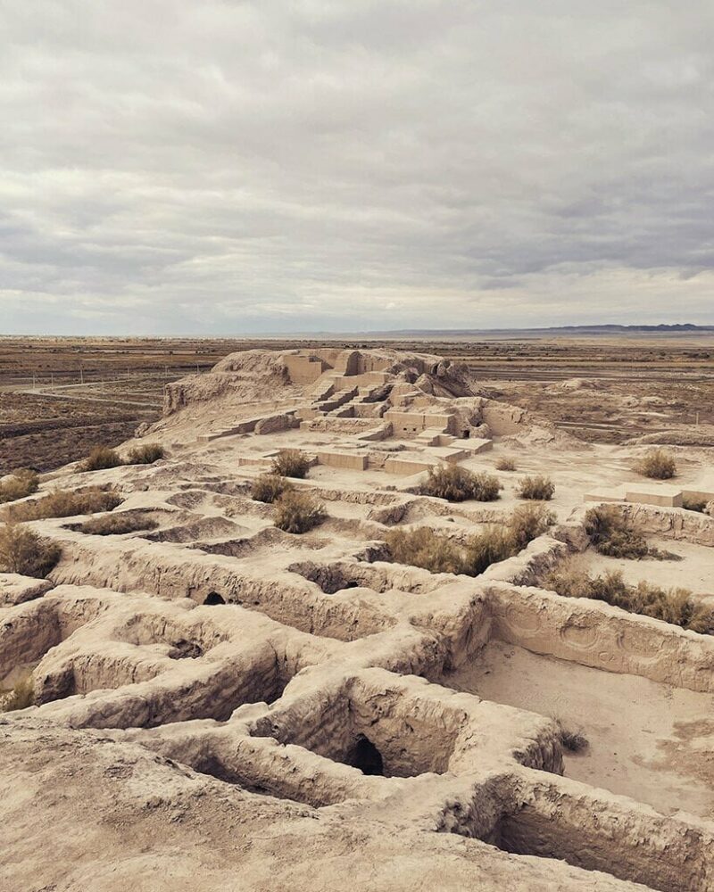 the Uzbekistan National Pavilion, Toprak Kala view | image © Studio KO courtesy of ACDF