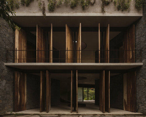 'tepoztlán house' by dosa studio captures the mystical energy of its rural site in mexico