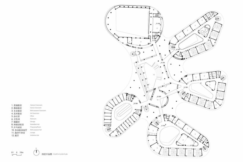 trace architecture office (TAO) builds new school in haikou as a landscape of color