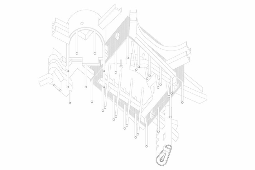 trace architecture office (TAO) builds new school in haikou as a landscape of color