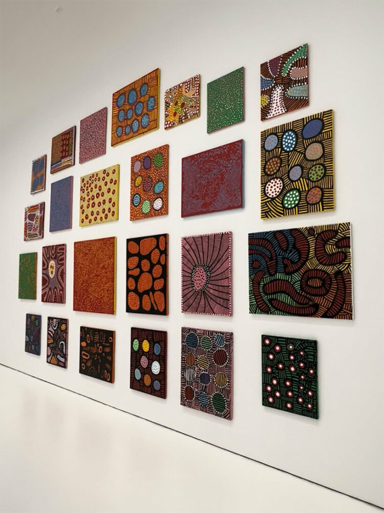 yayoi kusama’s springtime exhibition brings polka-dotted flowers and pumpkins to new york