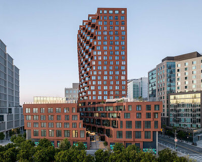 MVRDV evokes california's geology with completed san francisco project 'the canyon'
