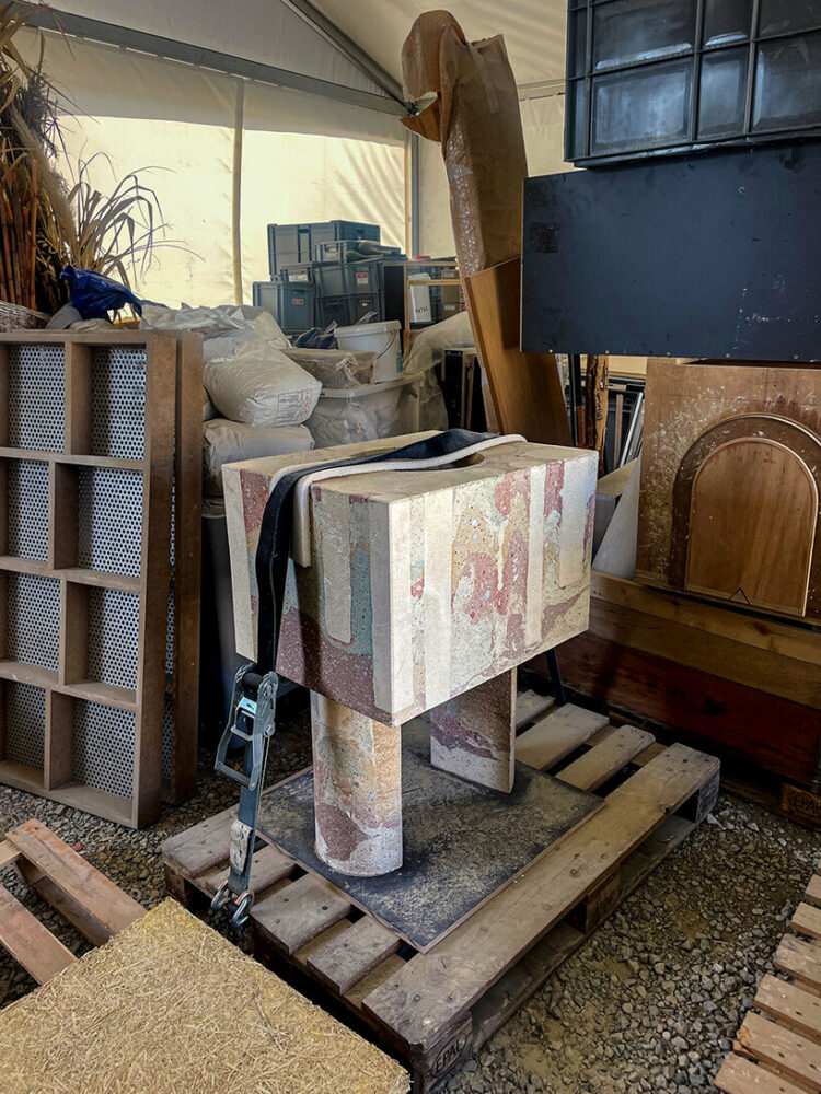 Waste stone sink prototype | image © Maria Lisogorskaya