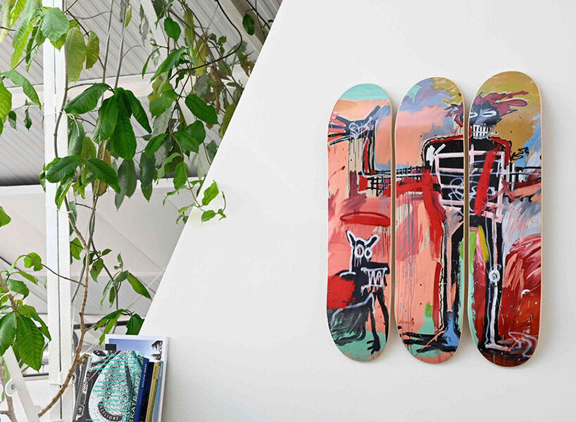 fondation beyeler & the skateroom translate basquiat’s rare modena paintings on art decks