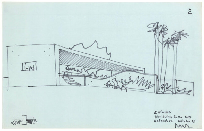 drawing @ Paulo Mendes da Rocha / Casa da Arquitectura Archive