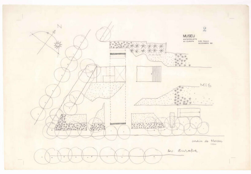 drawing @ Paulo Mendes da Rocha / Casa da Arquitectura Archive