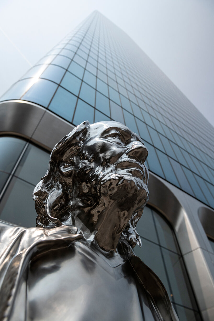 charles ray's new public sculpture in manhattan imagines adam and eve in their old age