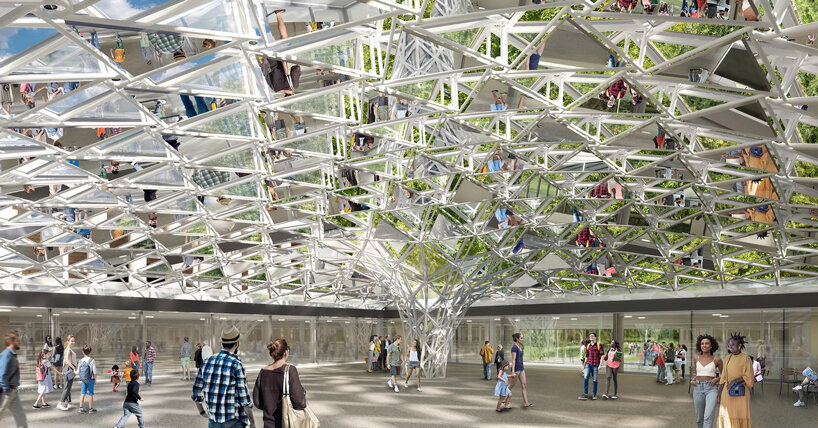 olafur eliasson's 'common sky' complements buffalo AKG art museum renewal by OMA