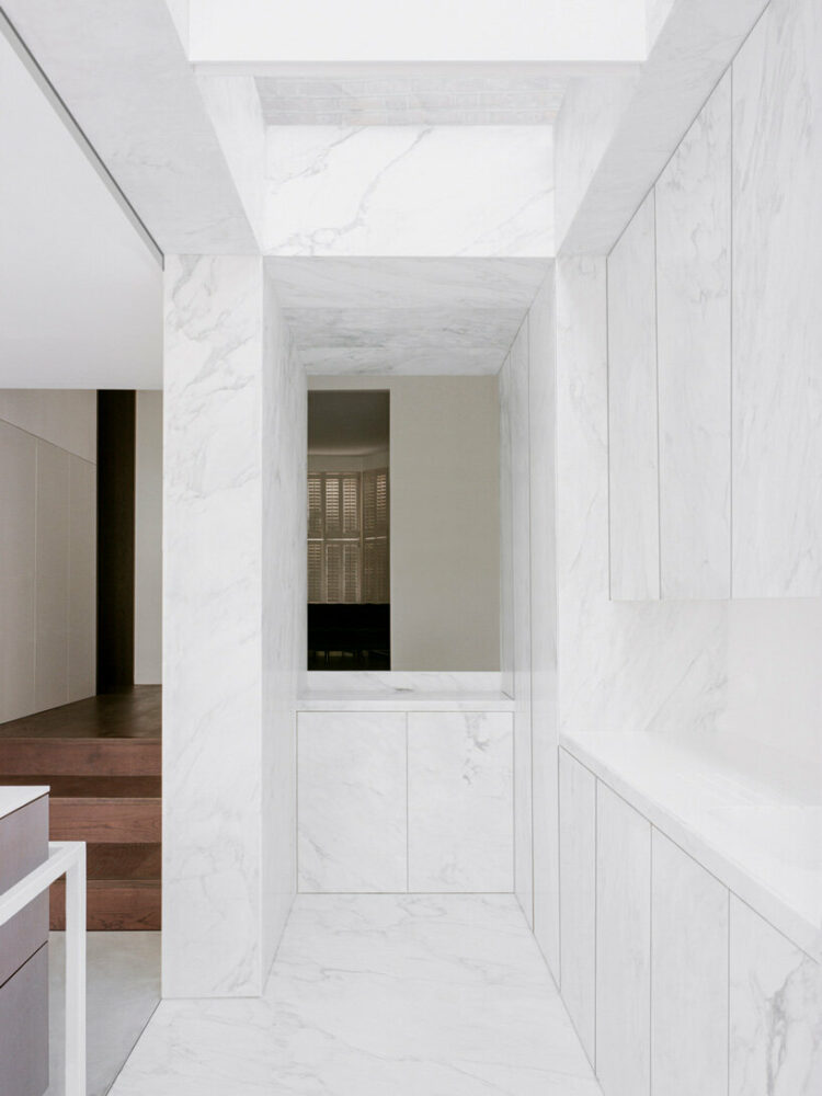 ConForm inserts monolithic marble extension into victorian hampstead house