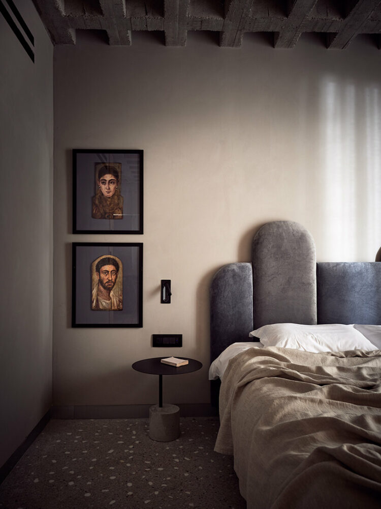 handcrafted, cave-like surfaces engulf ekies all senses resort’s redesigned suites in greece