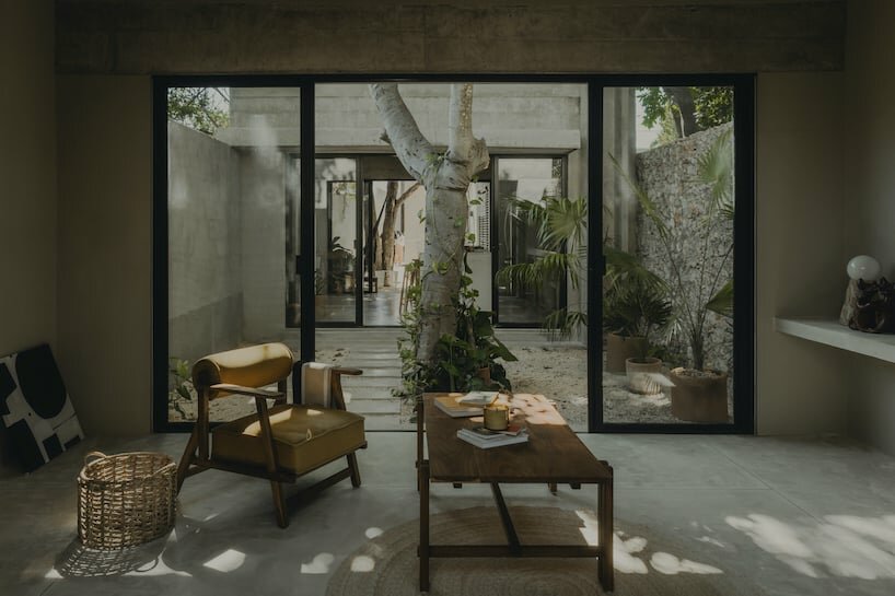 the patios allow natural cross-ventilation