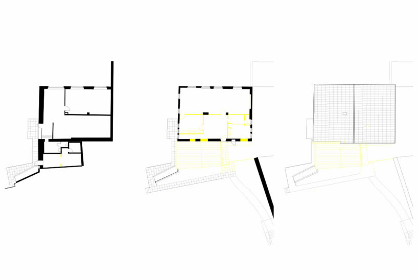 a contemporary addition plugs onto enrico sassi’s ‘casa rossa’ in the swiss alps