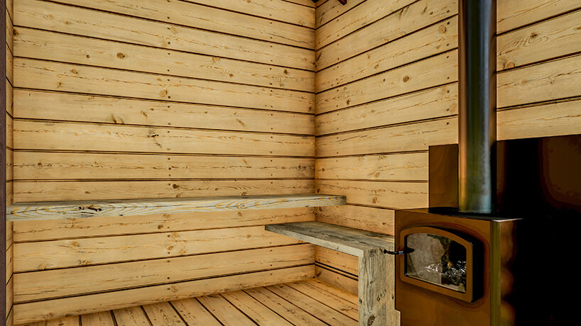 sauna interior