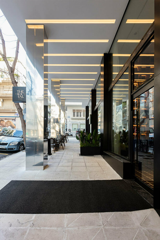 OOAK architects’ undulating hotel facade embraces an urban escape in athens