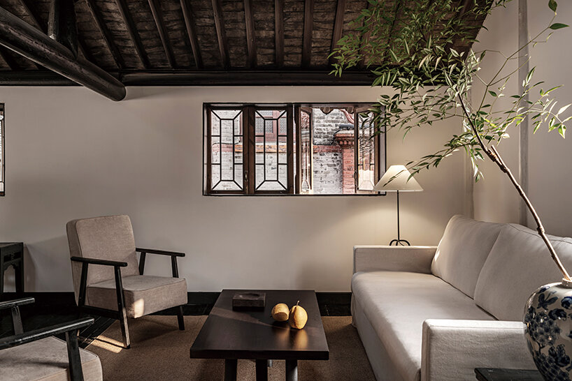 using recycled and renewable materials throughout