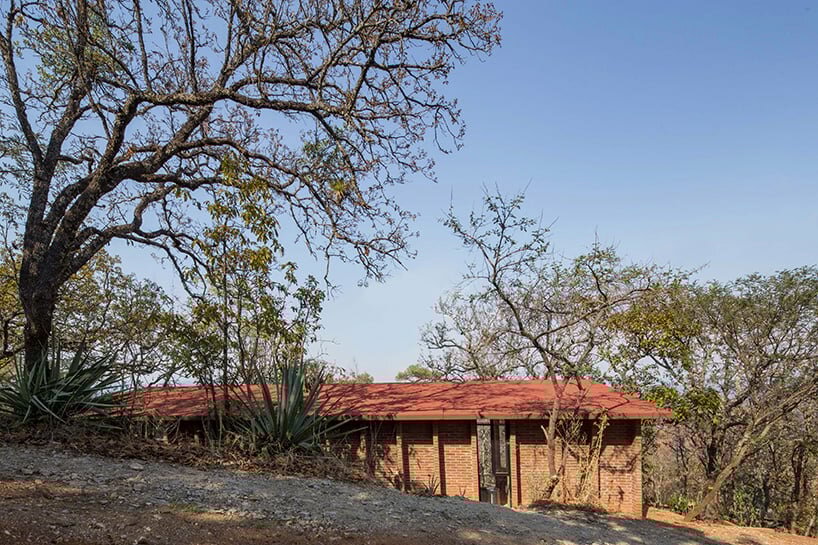 manuel cervantes estudio perches bioclimatic rural house in mexican woodlands