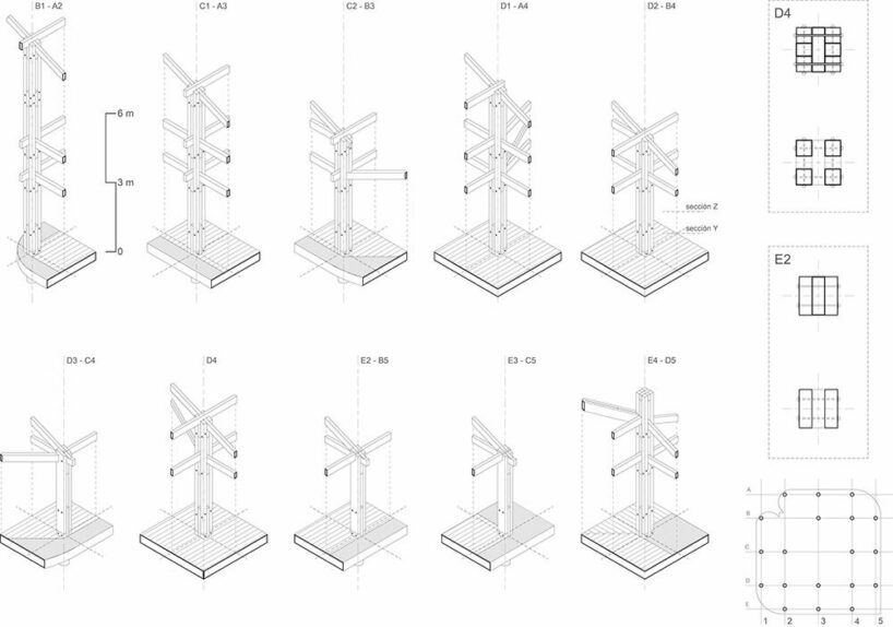 intricate timber latticework envelops st francis oratory amidst thailand’s serene landscapes
