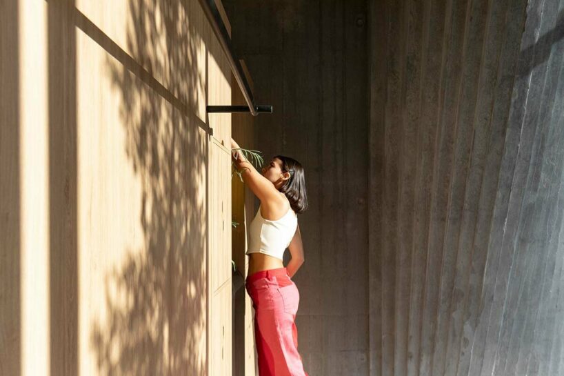 a reconfigurable apartment is built within bjarke ingels’ pixelated tower in ecuador