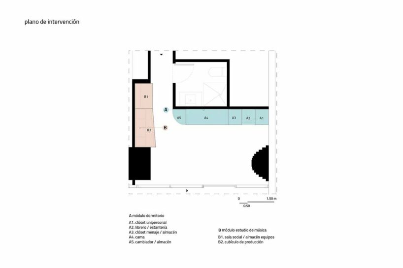 a reconfigurable apartment is built within bjarke ingels’ pixelated tower in ecuador