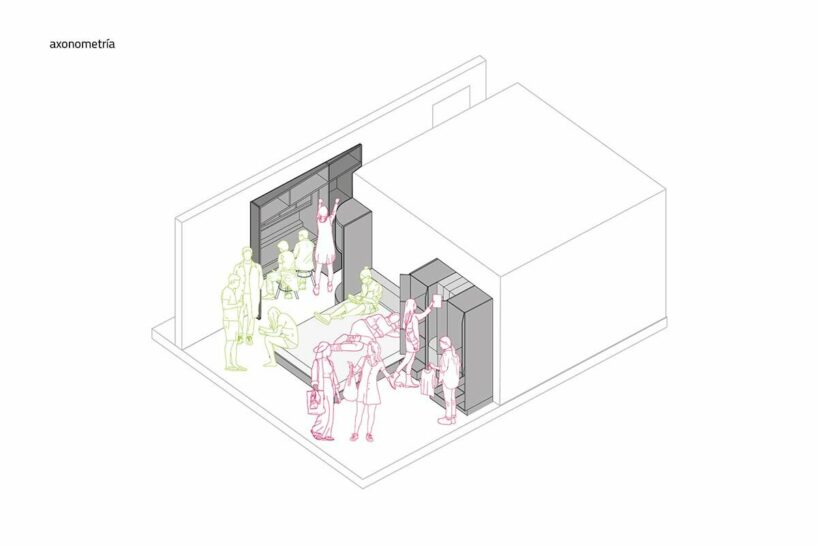 a reconfigurable apartment is built within bjarke ingels’ pixelated tower in ecuador