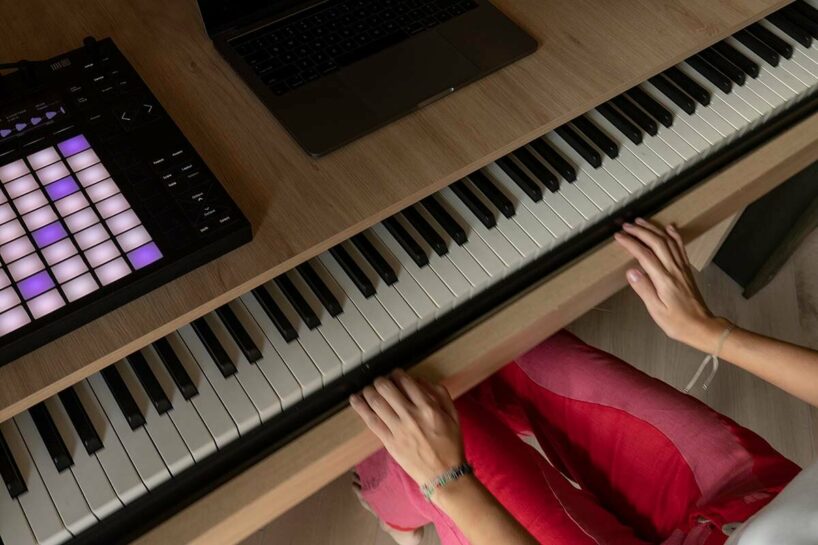 a reconfigurable apartment is built within bjarke ingels’ pixelated tower in ecuador