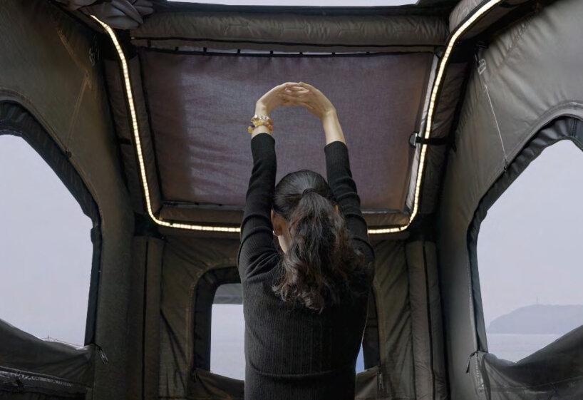 air cruiser tent car roof cinch wild land