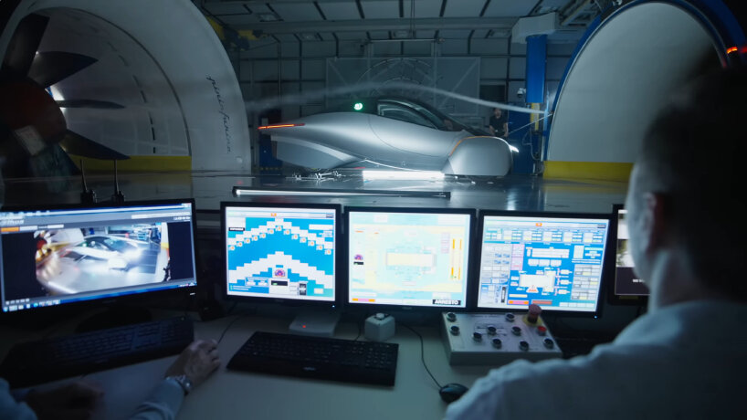 aptera solar electric car pininfarina wind tunnel