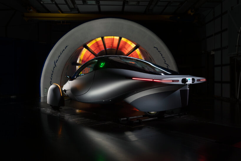 aptera solar electric car pininfarina wind tunnel