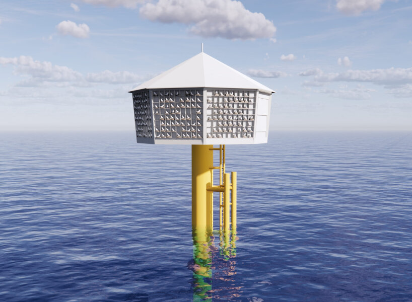 artificial bird nests nearshore wind farm ørsted red7marine