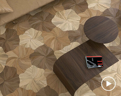 giovanni barbieri unlocks artistic potential of parquet flooring with blooming