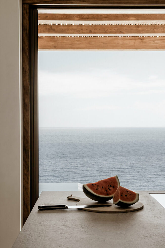 sprawled on the greek hillsides, block722’s residence viglostasi evokes a small aegean town