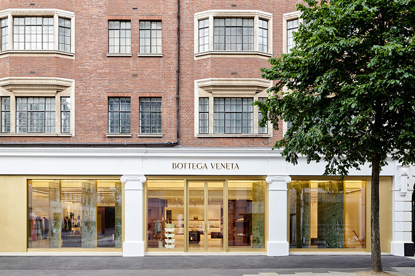 bottega veneta envelops its sloane street store with venetian design