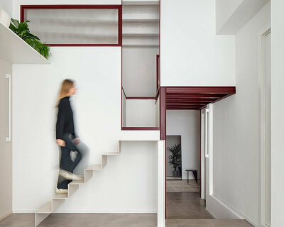 LAMA studio transforms historic structure in barcelona into modern loft apartment