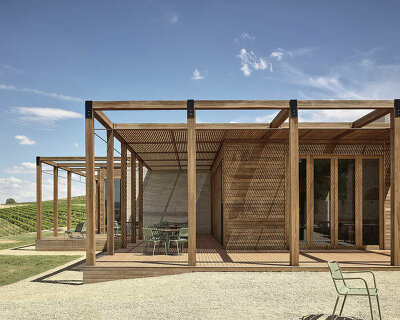 cellar door: delatite's sustainable and architectural wine haven in rural australia