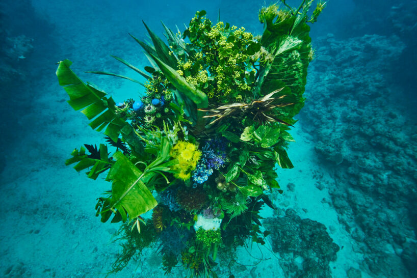 azuma makoto's floral installation blooms in japan's uncharted waters