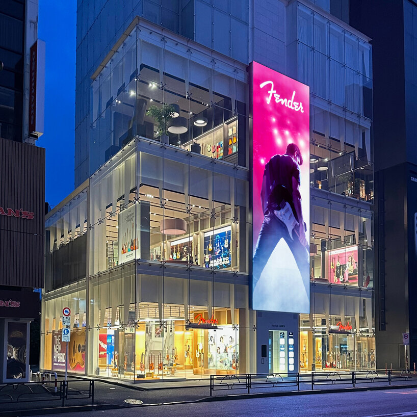 klein dytham's new fender flagship offers a stress-free guitar-shopping experience in tokyo
