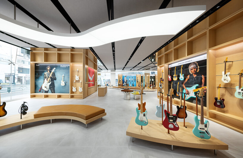 klein dytham's new fender flagship offers a stress-free guitar-shopping experience in tokyo
