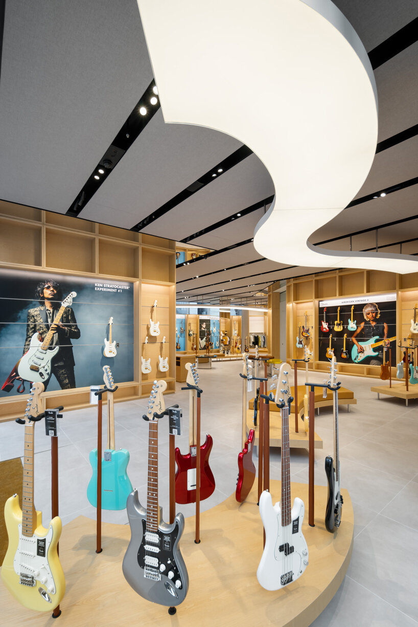 klein dytham's new fender flagship offers a stress-free guitar-shopping experience in tokyo
