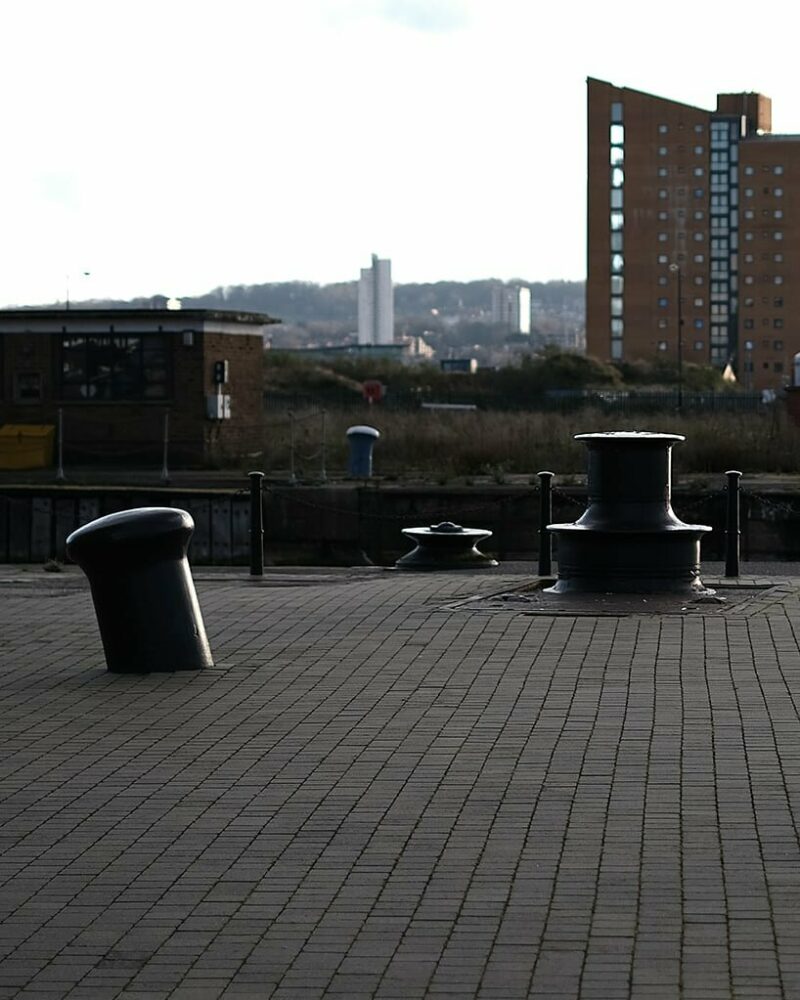 maritime objects on site