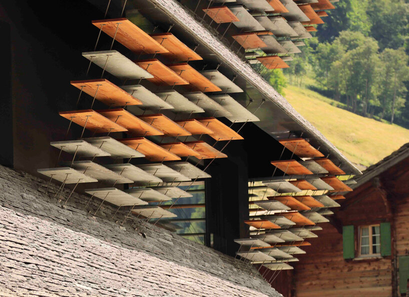 kengo kuma blends tradition with contemporary elements for haus balma in vals, switzerland