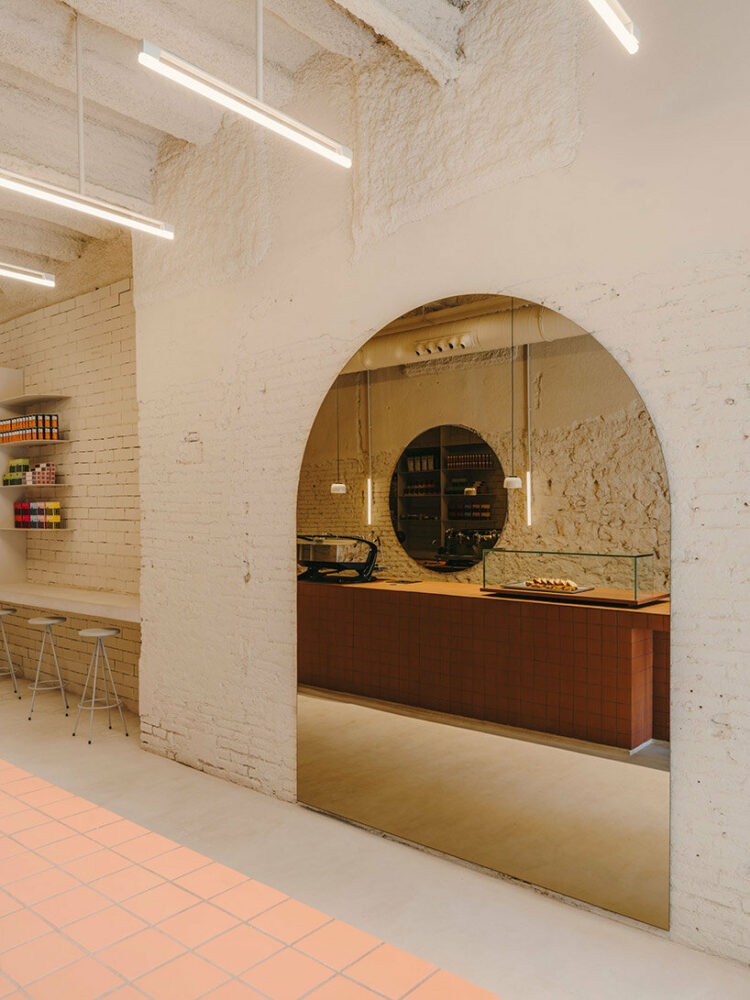 miners café: a barcelona coffee shop opens with interior design by isern serra