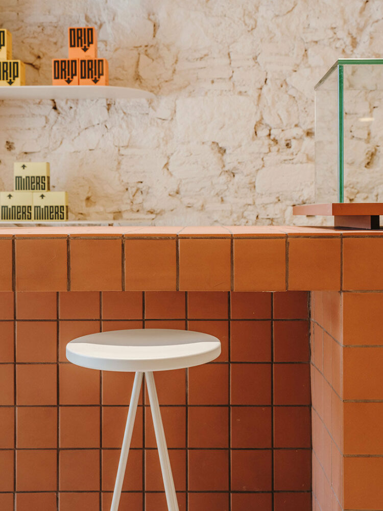 miners café: a barcelona coffee shop opens with interior design by isern serra