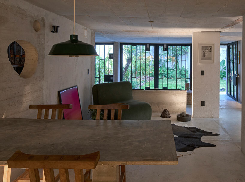 ludwig godefroy’s home renovation in mexico allows lush garden to take center stage